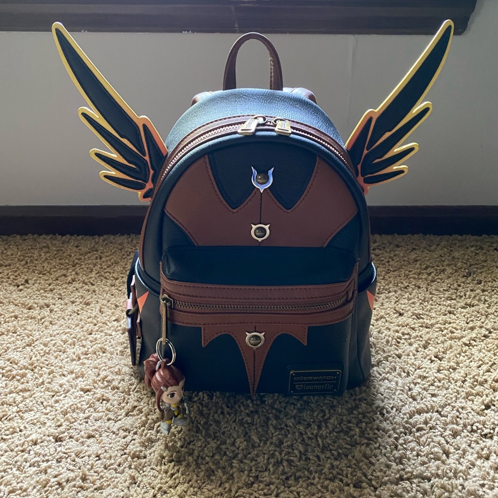 Overwatch Witch Mercy Loungefly Mini Backpack